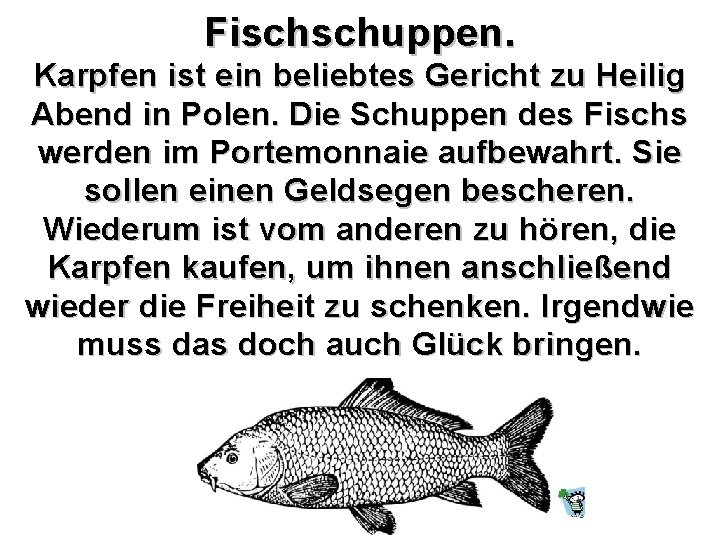 Fischschuppen. Karpfen ist ein beliebtes Gericht zu Heilig Abend in Polen. Die Schuppen des
