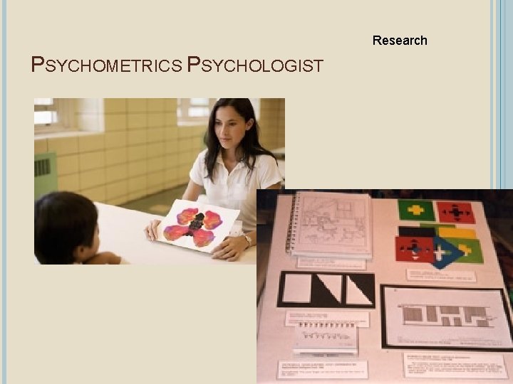 Research PSYCHOMETRICS PSYCHOLOGIST 