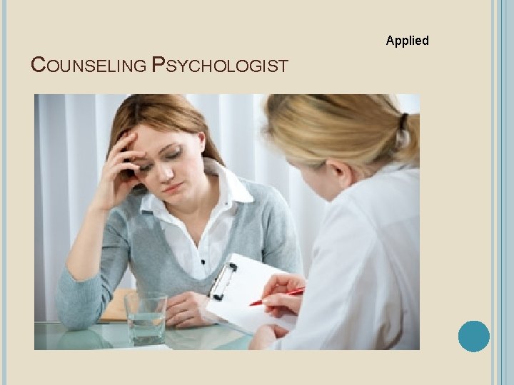 Applied COUNSELING PSYCHOLOGIST 