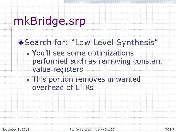 mk. Bridge. srp Search for: “Low Level Synthesis” n n November 8, 2013 You’ll mk. Bridge. srp Search for: “Low Level Synthesis” n n November 8, 2013 You’ll