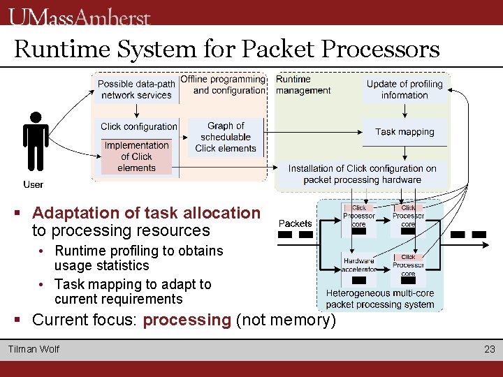 Runtime System for Packet Processors § Adaptation of task allocation to processing resources • Runtime System for Packet Processors § Adaptation of task allocation to processing resources •