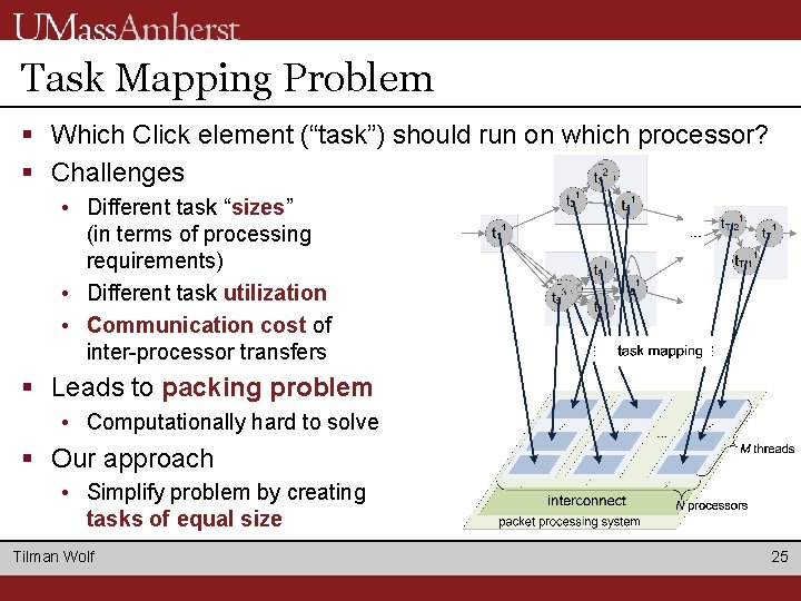 Task Mapping Problem § Which Click element (“task”) should run on which processor? § Task Mapping Problem § Which Click element (“task”) should run on which processor? §
