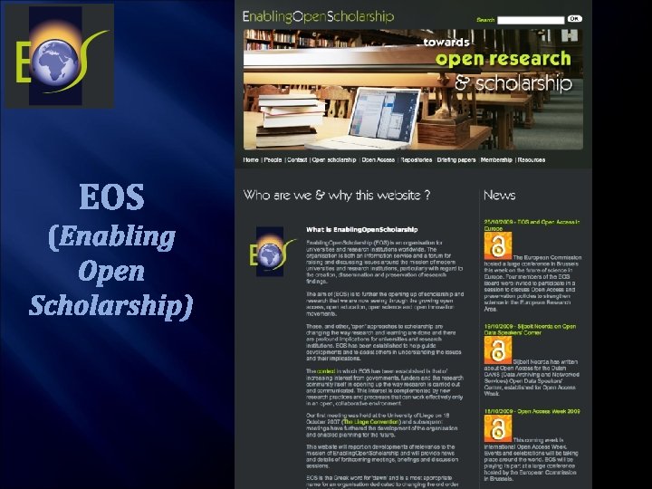 EOS (Enabling Open Scholarship) 