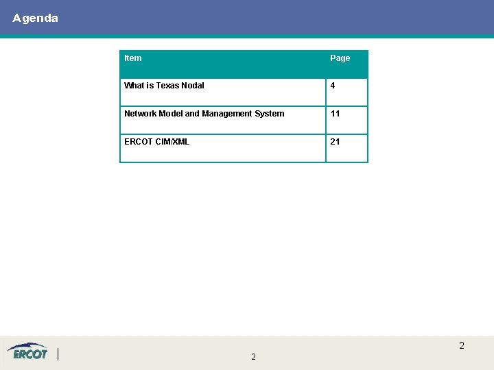 Agenda Item Page What is Texas Nodal 4 Network Model and Management System 11 Agenda Item Page What is Texas Nodal 4 Network Model and Management System 11
