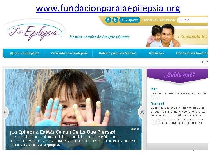 www. fundacionparalaepilepsia. org 26 www. fundacionparalaepilepsia. org 26