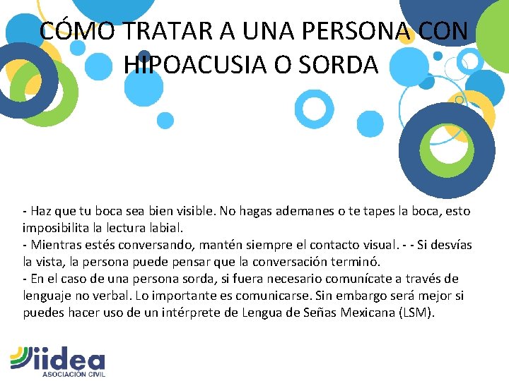 CÓMO TRATAR A UNA PERSONA CON HIPOACUSIA O SORDA - Haz que tu boca