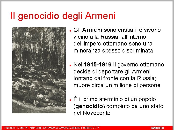 Il genocidio degli Armeni 2 Paolucci, Signorini, Marisaldi, Di Gli Armeni sono cristiani e