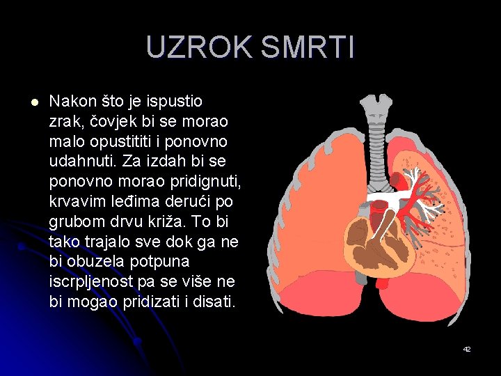 UZROK SMRTI l Nakon što je ispustio zrak, čovjek bi se morao malo opustititi