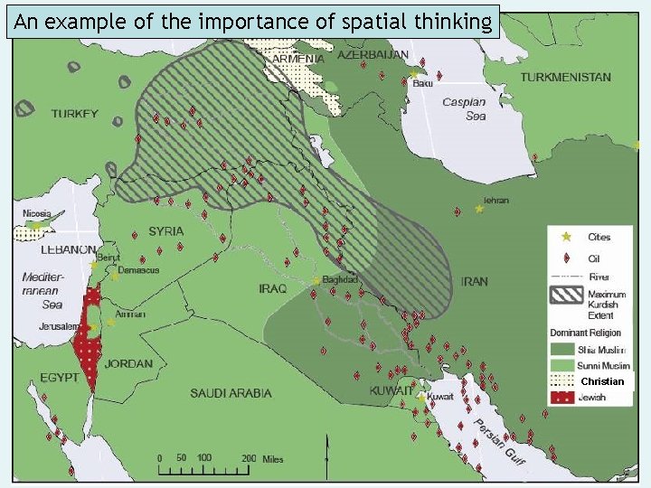 An example of the importance of spatial thinking Christian 