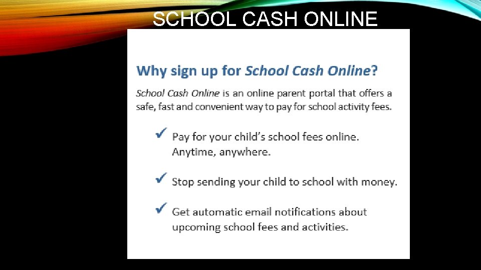 SCHOOL CASH ONLINE 