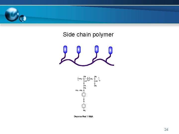 Side chain polymer Text 24 