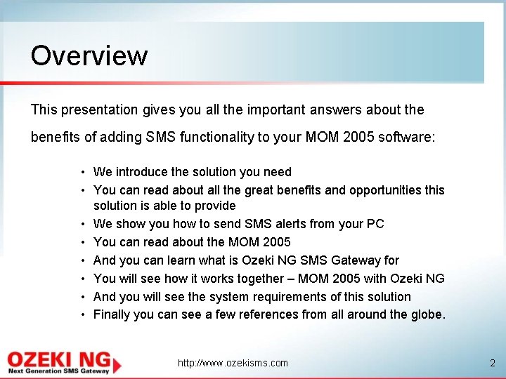 Overview This presentation gives you all the important answers about the benefits of adding