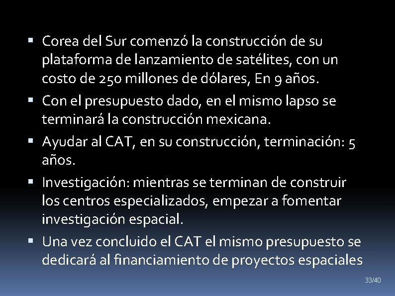  Corea del Sur comenzó la construcción de su plataforma de lanzamiento de satélites,