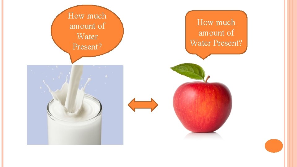 How much amount of Water Present? How much amount of Water Present?