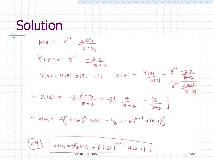 Solution Basil Hamed 86 