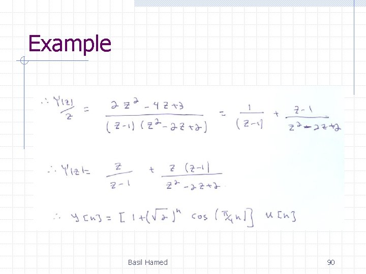 Example Basil Hamed 90 