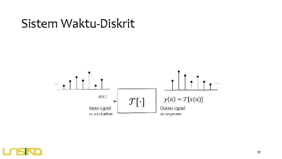Sistem Waktu-Diskrit 27 