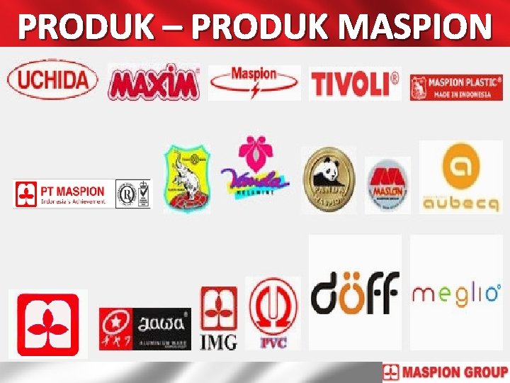 PRODUK – PRODUK MASPION 