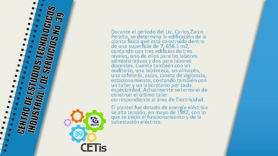 CENTR O DE E STUD INDUS IOS T TRI AL ECNOL Y DE S