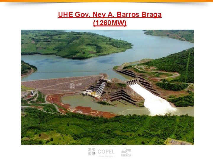 UHE Gov. Ney A. Barros Braga (1260 MW) 34 UHE Gov. Ney A. Barros Braga (1260 MW) 34