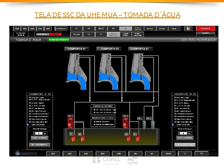 TELA DE SSC DA UHE MUA – TOMADA D´ÁGUA TELA DE SSC DA UHE MUA – TOMADA D´ÁGUA