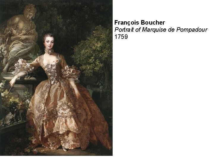François Boucher Portrait of Marquise de Pompadour 1759 
