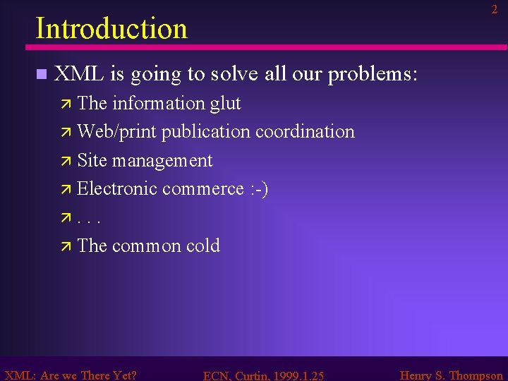 Are We There Yet The State Of The