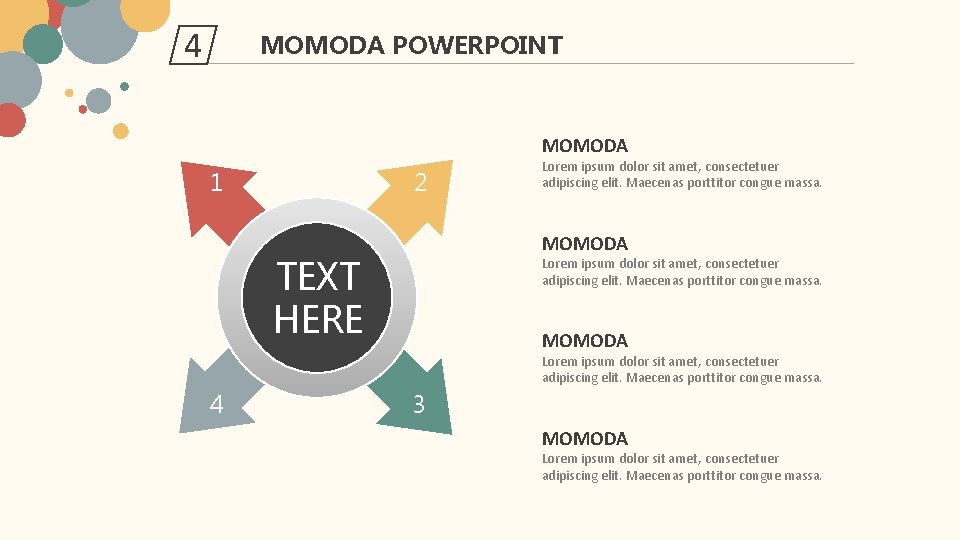 4 MOMODA POWERPOINT MOMODA 1 2 Lorem ipsum dolor sit amet, consectetuer adipiscing elit.