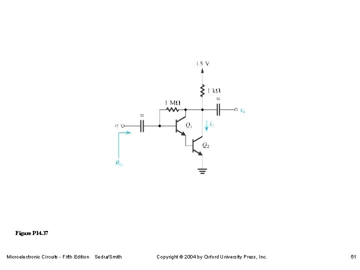 Figure P 14. 37 Microelectronic Circuits - Fifth Edition Sedra/Smith Copyright 2004 by Oxford