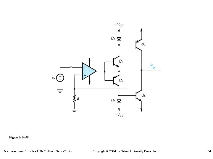 Figure P 14. 50 Microelectronic Circuits - Fifth Edition Sedra/Smith Copyright 2004 by Oxford