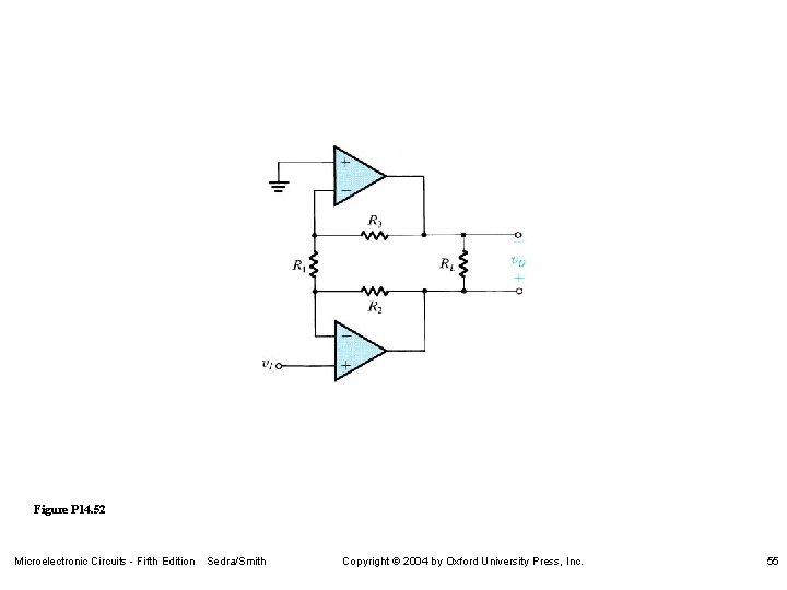 Figure P 14. 52 Microelectronic Circuits - Fifth Edition Sedra/Smith Copyright 2004 by Oxford