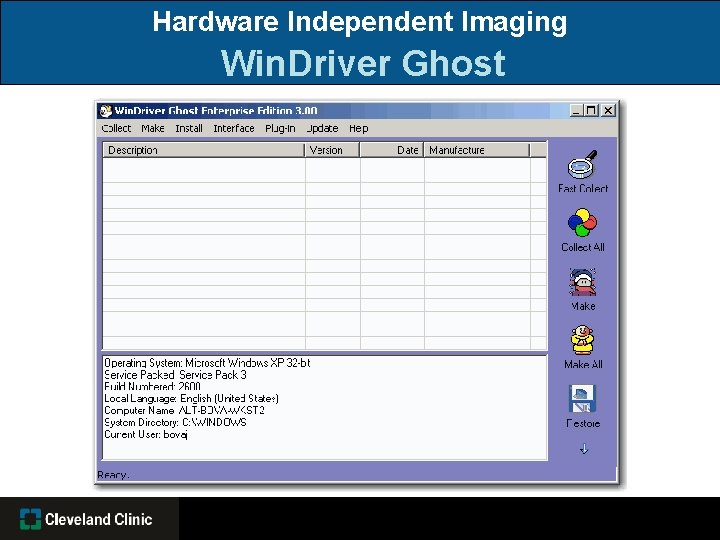 Hardware Independent Imaging Win. Driver Ghost 