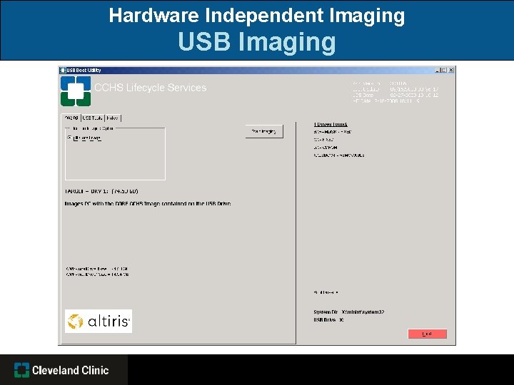 Hardware Independent Imaging USB Imaging 