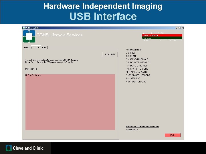 Hardware Independent Imaging USB Interface 