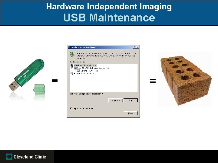 Hardware Independent Imaging USB Maintenance - = 