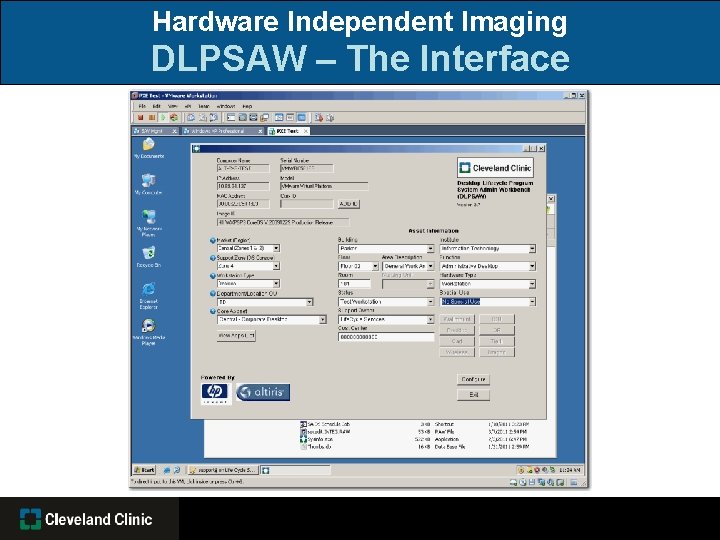 Hardware Independent Imaging DLPSAW – The Interface 