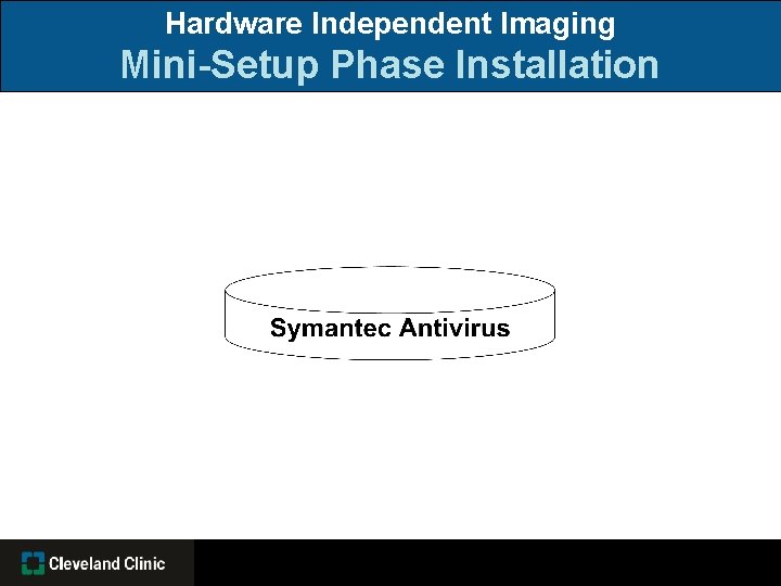 Hardware Independent Imaging Mini-Setup Phase Installation 