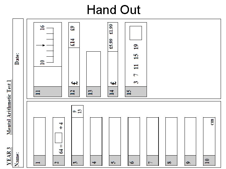 Hand Out Hand Out