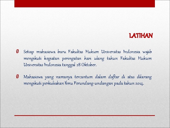 Ilmu Perundangundangan Dalam Han Depok 16 Mei 2014