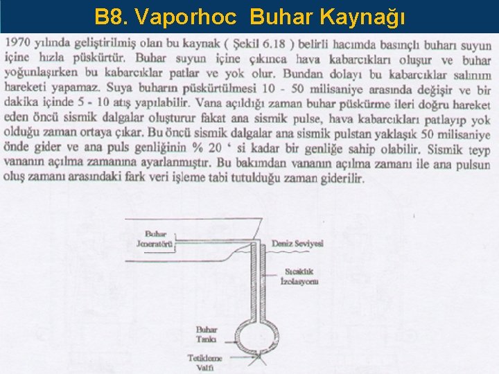 B 8. Vaporhoc Buhar Kaynağı 