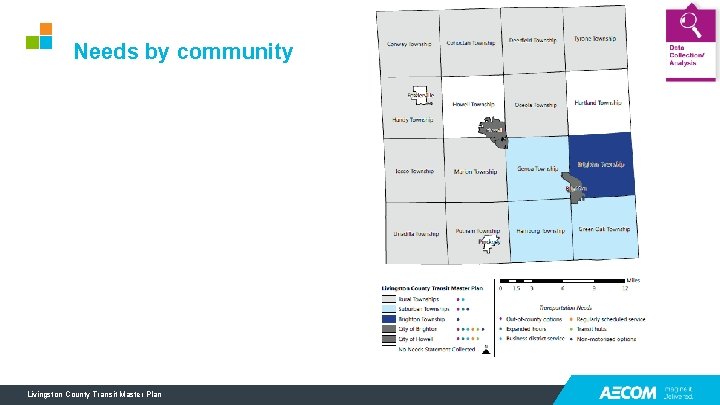 Needs by community Livingston County Transit Master Plan Needs by community Livingston County Transit Master Plan