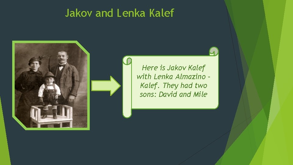 Jakov and Lenka Kalef Here is Jakov Kalef with Lenka Almazino – Kalef. They Jakov and Lenka Kalef Here is Jakov Kalef with Lenka Almazino – Kalef. They