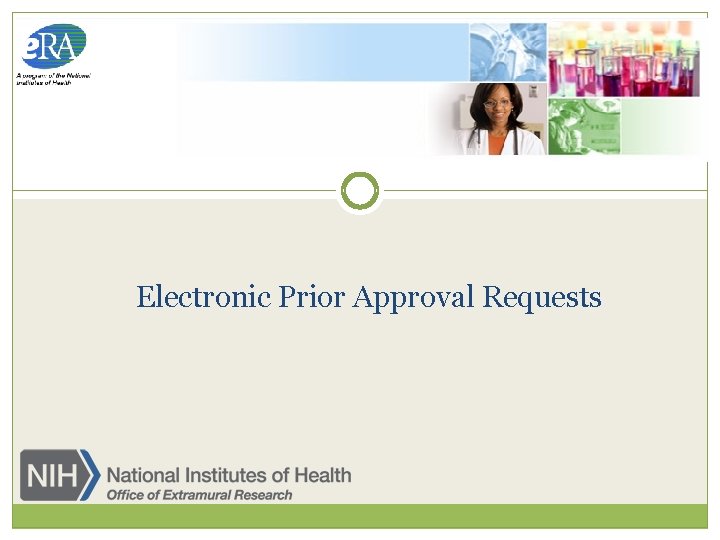 Electronic Prior Approval Requests 