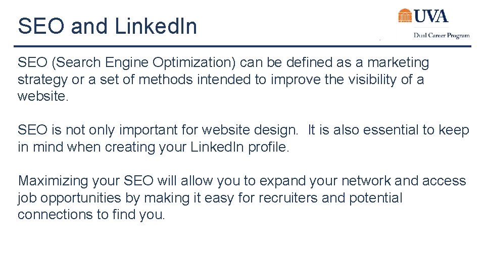 SEO and Linked. In SEO (Search Engine Optimization) can be defined as a marketing