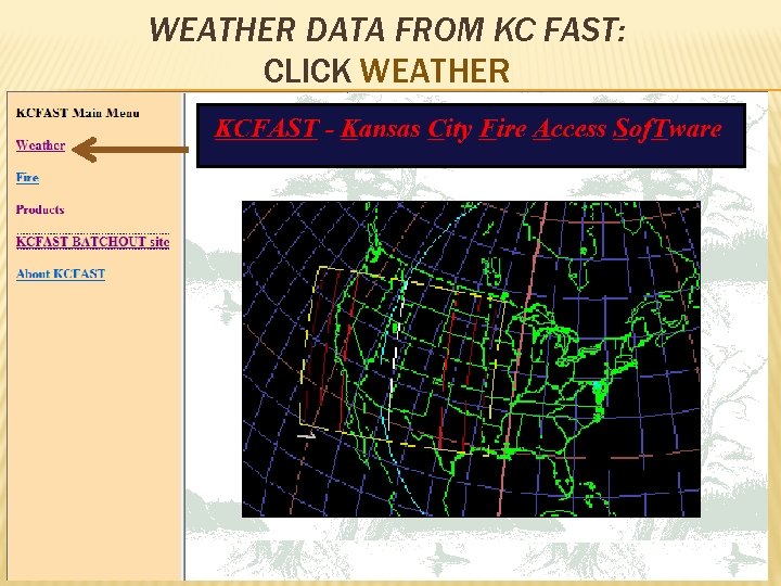 WEATHER DATA FROM KC FAST: CLICK WEATHER 