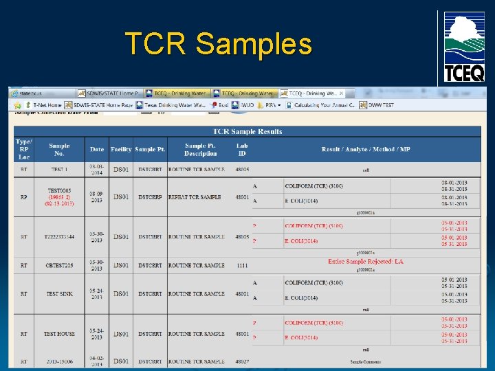 TCR Samples 