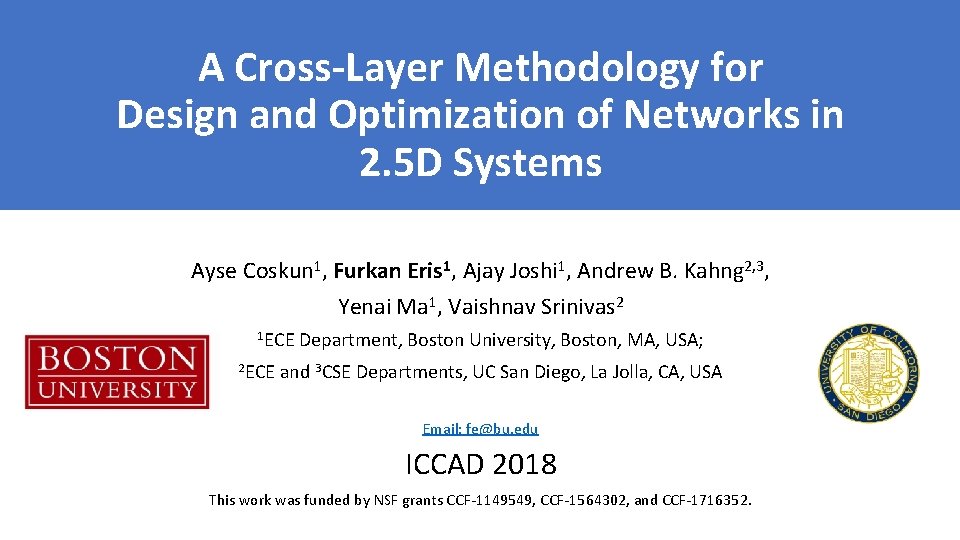 A Cross-Layer Methodology for Design and Optimization of Networks in 2. 5 D Systems