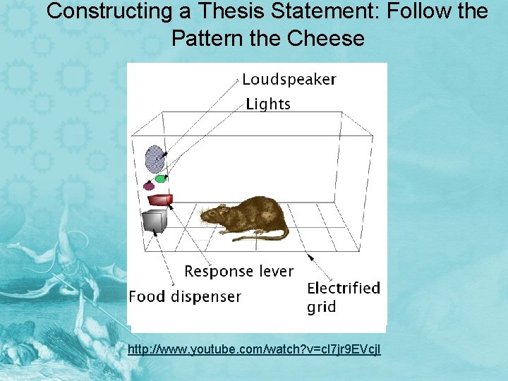 Constructing a Thesis Statement: Follow the Pattern the Cheese http: //www. youtube. com/watch? v=cl