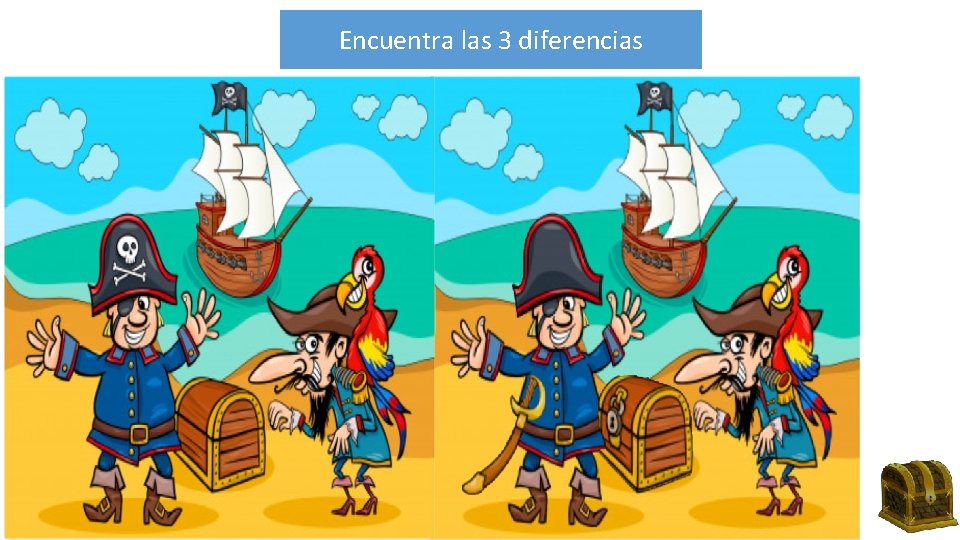 Encuentra las 3 diferencias 