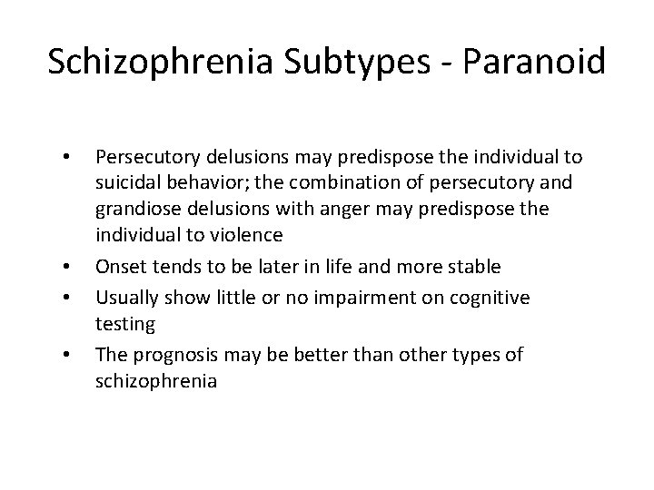 Survey Of Modern Psychology Schizophrenia And Psychotic Disorders